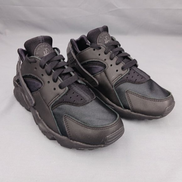Nike Air Huarache Women's Running Shoes Triple Black DH4439 001 Sizes 6-7 - Picture 3 of 8